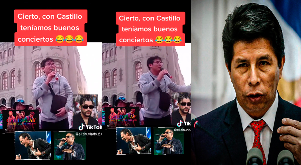 Seguidor de Castillo dice que fue buen presidente por los conciertos que hubo durante su gobierno