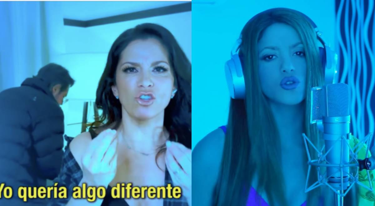 Esposa de Eugenio Derbez parodia nuevo tema de Shakira y se lo dedica: 