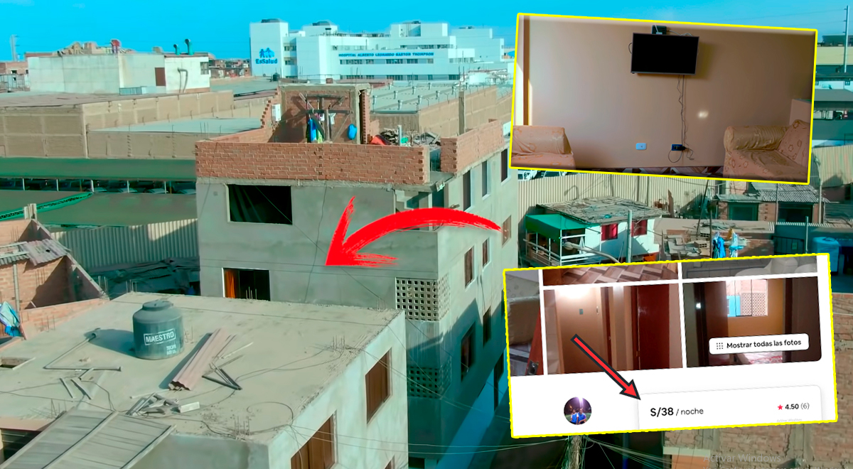 Alquiló el Airbnb más barato de Lima y al abrir la puerta quedó sorprendido: 