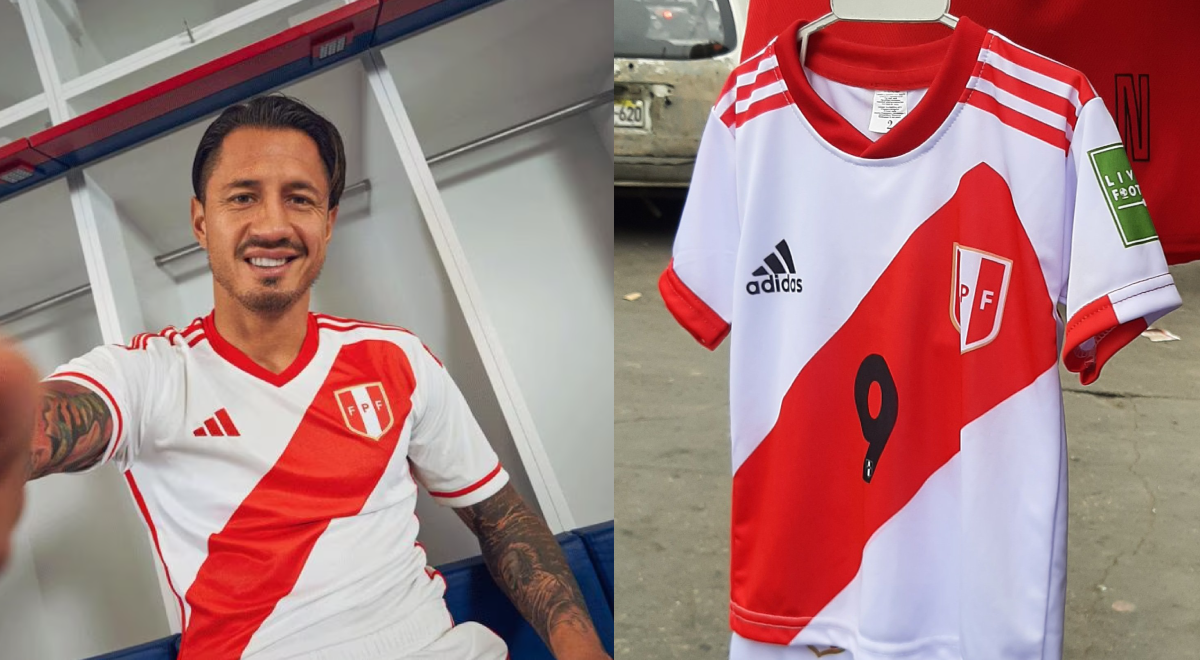 Adidas presentó la camiseta de Perú este 2023, pero en Gamarra ya la tenían el año pasado
