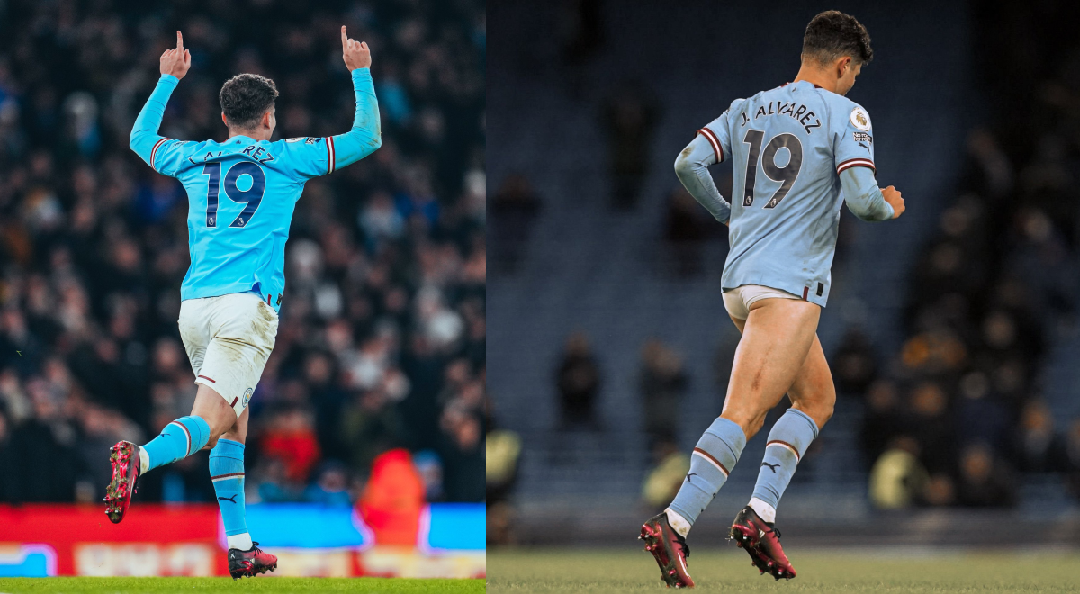 El curioso gesto por el que Julián Álvarez acabó en calzoncillos tras anotarle al Tottenham