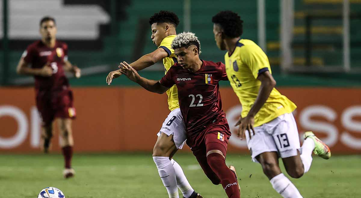 Venezuela venció 1-0 a Ecuador y sueña con avanzar de fase en el Sudamericano Sub 20