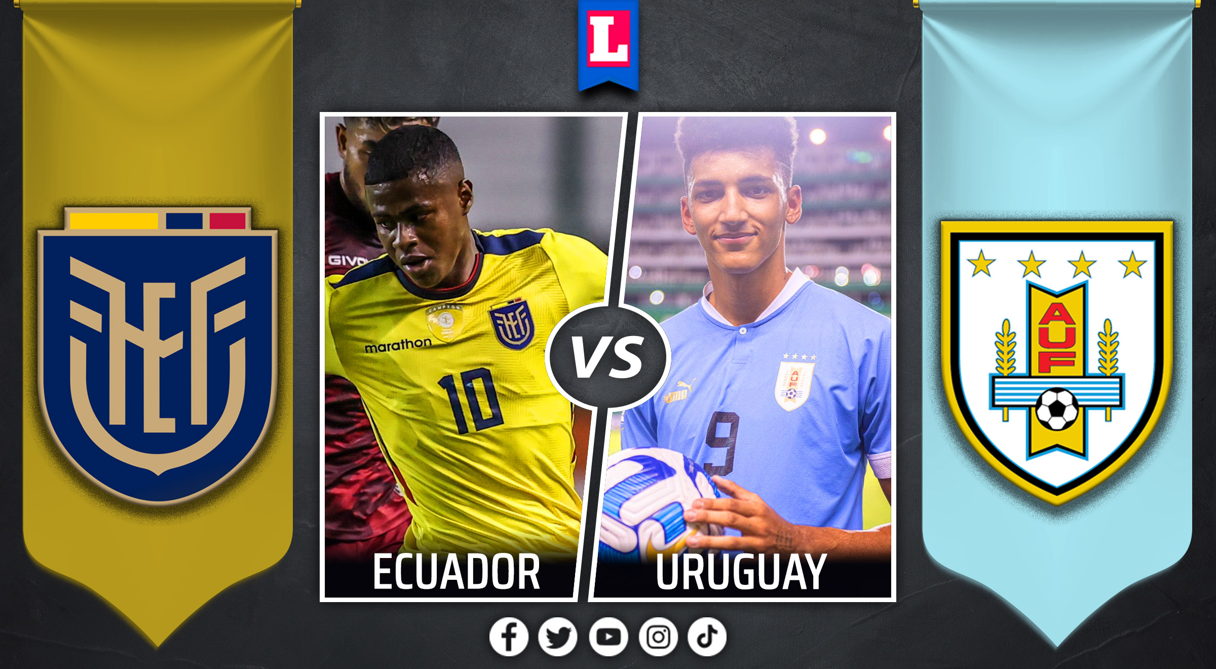 Ecuador Vs Uruguay En Vivo Hora Y Canal De Tv Para Ver El Sudamericano Sub 20 Vivesfutbol 