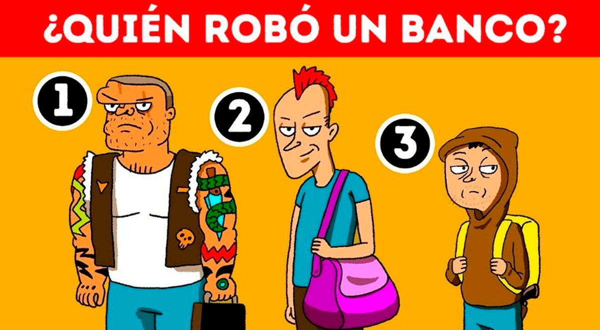 ¿Quién ROBÓ un banco? Este acertijo fue resuelto por personas BRILLANTES