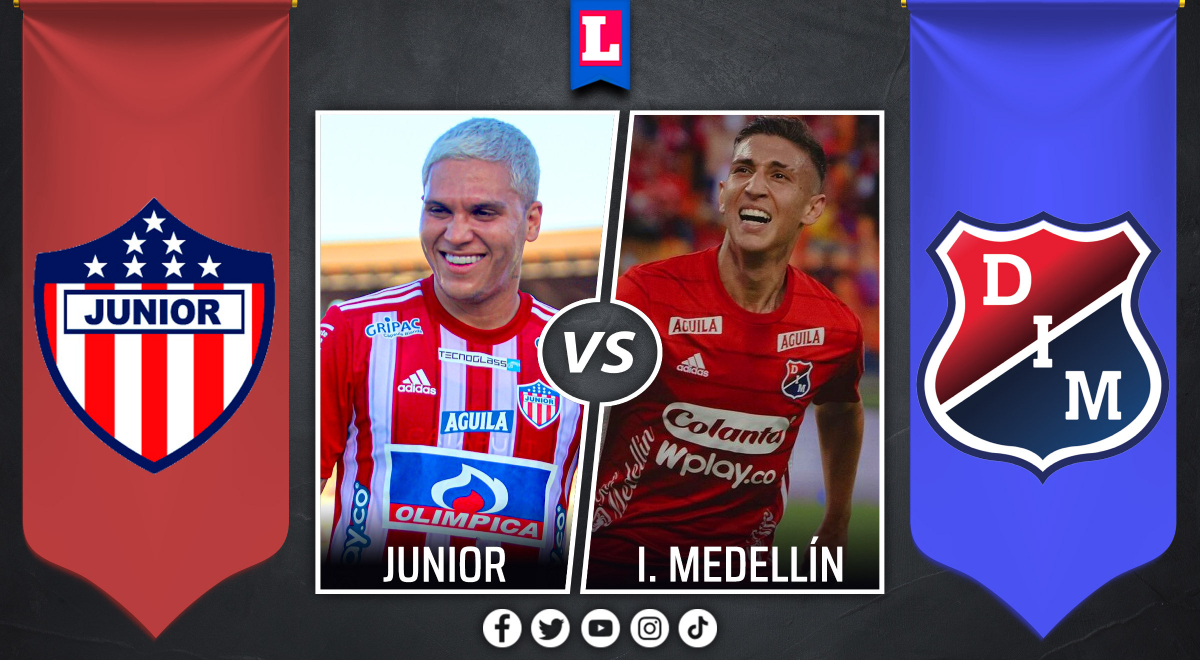 Junior vs. Medellín EN VIVO: horarios y dónde ver partido por la Liga BetPlay 2023