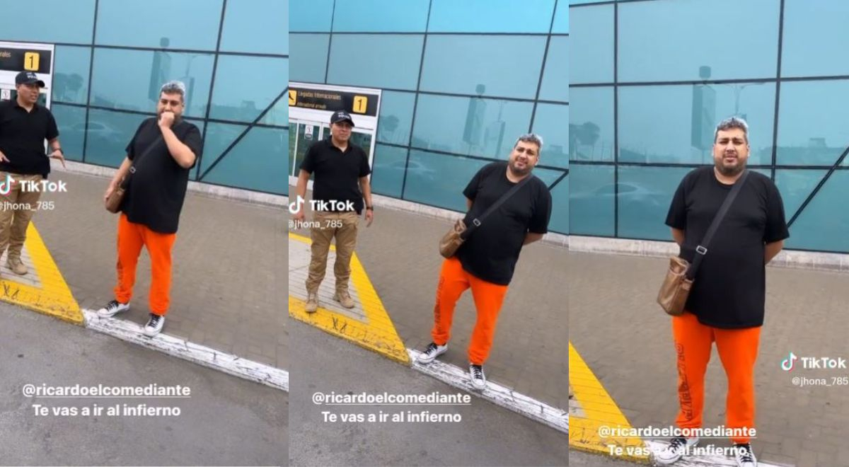 Ricardo Mendoza sale por la puerta uno del aeropuerto y es 'troleado': 