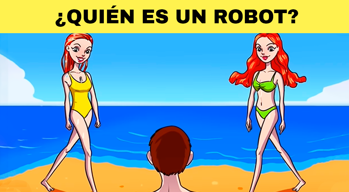 ¿Quién es un ROBOT? Si puedes descubrirlo en solo 8 segundos eres GENIO