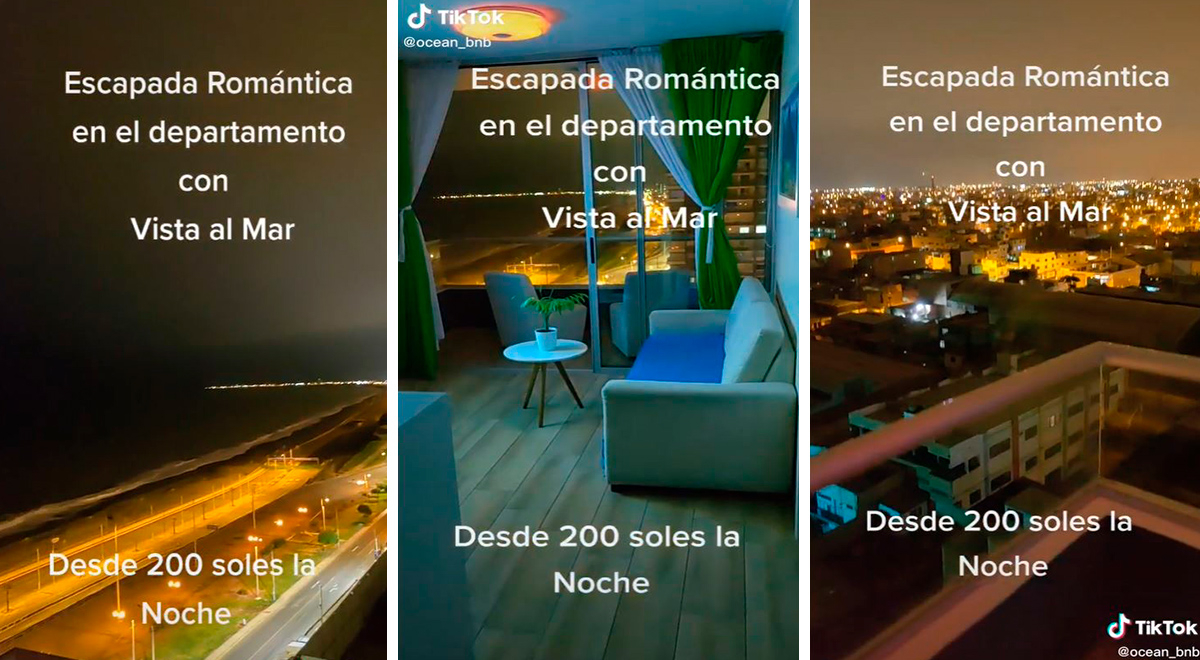 Airbnb with a sea view in Lima for you to celebrate February 14th with your partner.