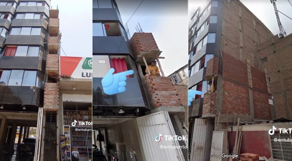 TikTok: joven revela cómo se construyó el edificio de 1 metro de ancho en Independencia 