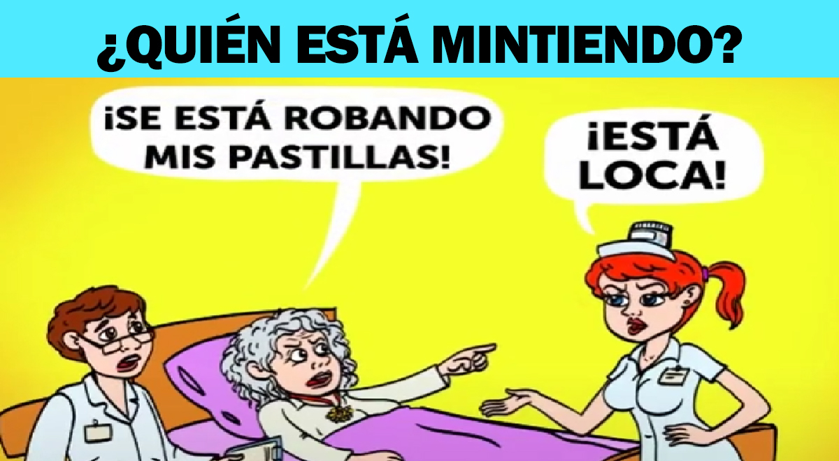 ¿Quién está mintiendo? Si tienes un buen IQ podrás desarrollar este acertijo visual