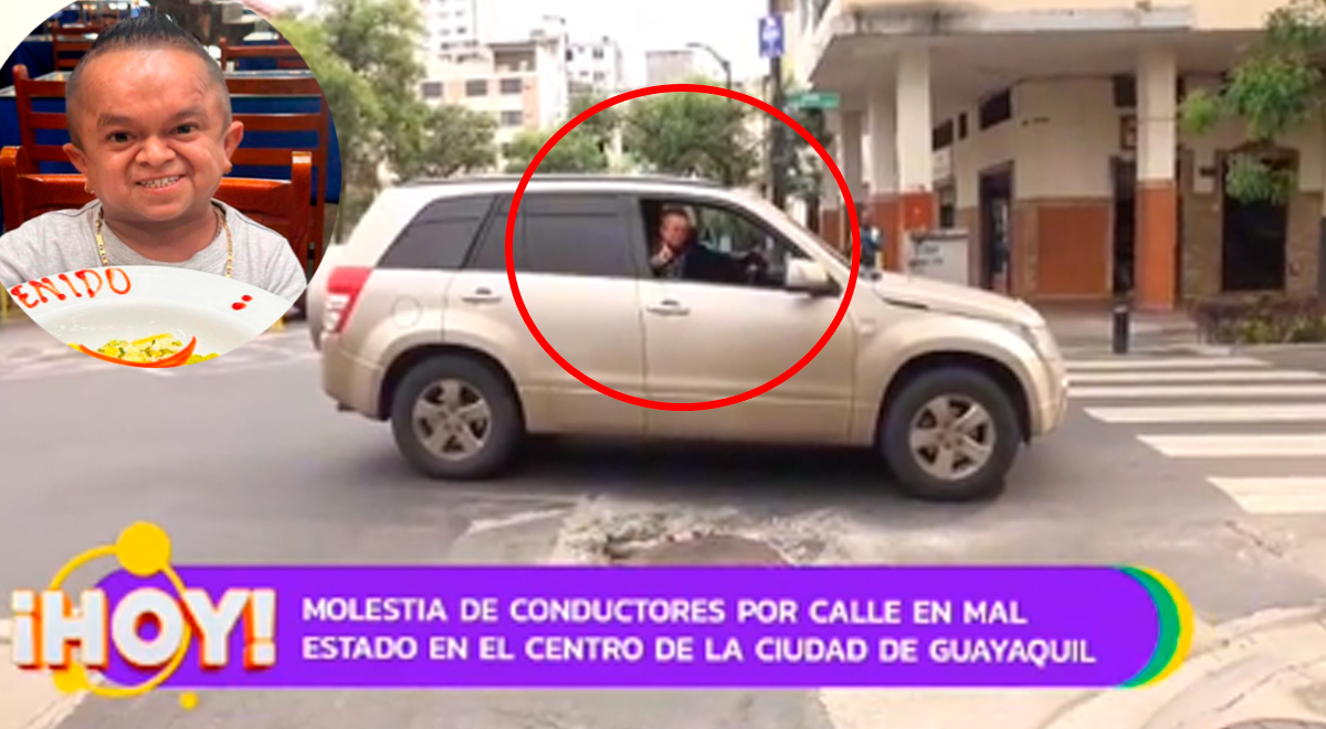 Periodista hace EN VIVO sobre baches en avenida y es troleada por 'Jorgito el Guayaco'