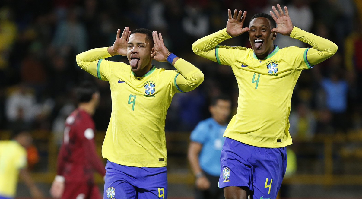 Brasil goleó a Venezuela por el Sudamericano Sub 20 y está a un paso del Mundial