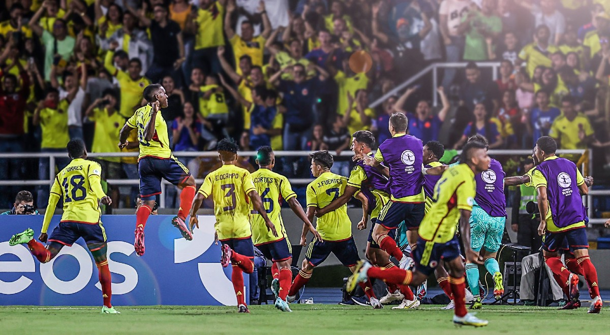 Colombia goleó 3-0 a Paraguay en el Sudamericano Sub 20