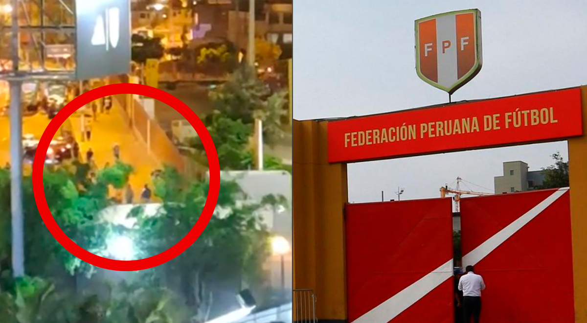 Alianza Lima's hooligan groups attacked the headquarters of the Peruvian Football Federation.