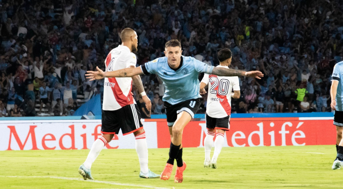 River cayó 2-1 ante Belgrano y firmó la primera derrota de Demichelis en el torneo