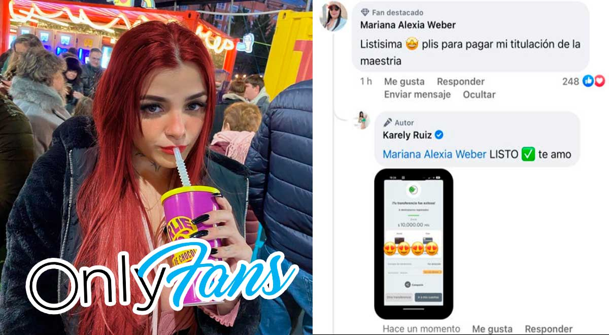 Karely Ruiz: estrella del Onlyfans regala 10 mil pesos a una 'fan' para que pague su titulación