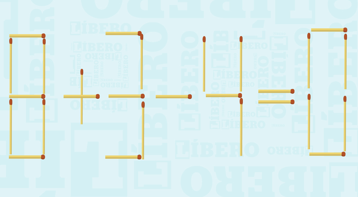 Mueve 1 cerillo y haz que se cumpla la ecuación: El 0.5% de personas superó el acertijo