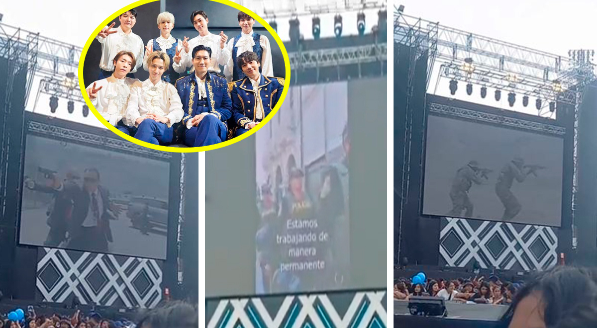 Fans muestran su disgusto por videos de la PNP que colocaron en el concierto de Super Junior