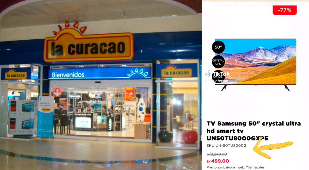 La Curacao vende por 'error' TV Samsung de 50'' a 500 soles y se hace viral