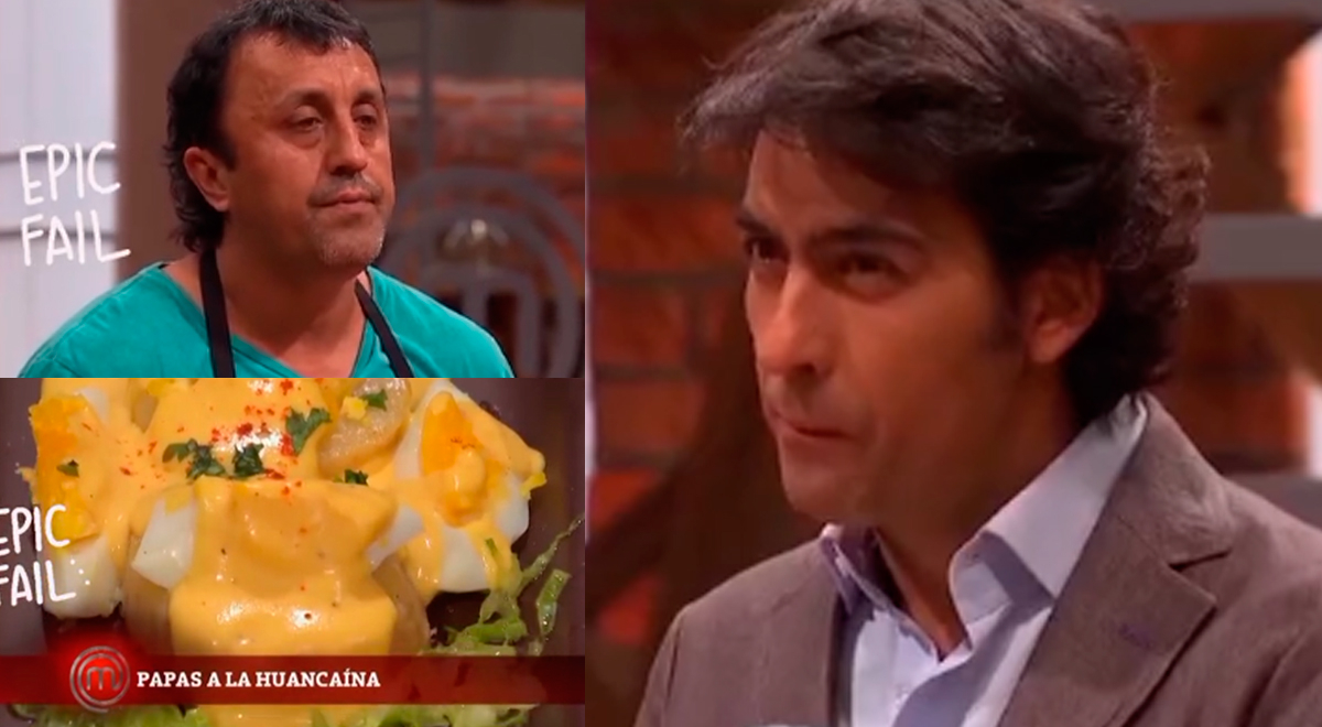 Chef chileno cocina papa a la huancaína y recibe críticas del jurado: 