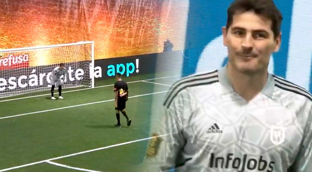 Iker Casillas surprised after 'coming back' from retirement, but he was a 'tear' in the goal.