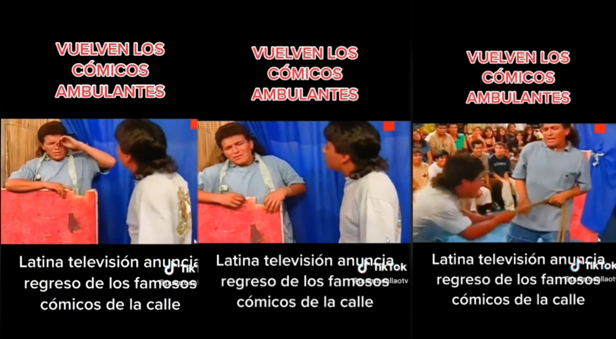 Latina anuncia regreso de los cómicos ambulantes y en TikTok reviven escena 'pitucos de cono'