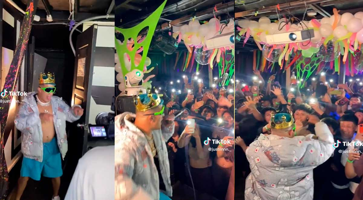 Makanaky llega a show en provincia y es ovacionado como si fuera Bad Bunny: 