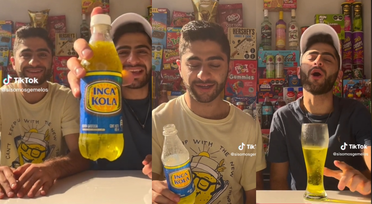 TikTok: gemelos mexicanos prueban Inca Kola y su reacción sorprende a peruanos