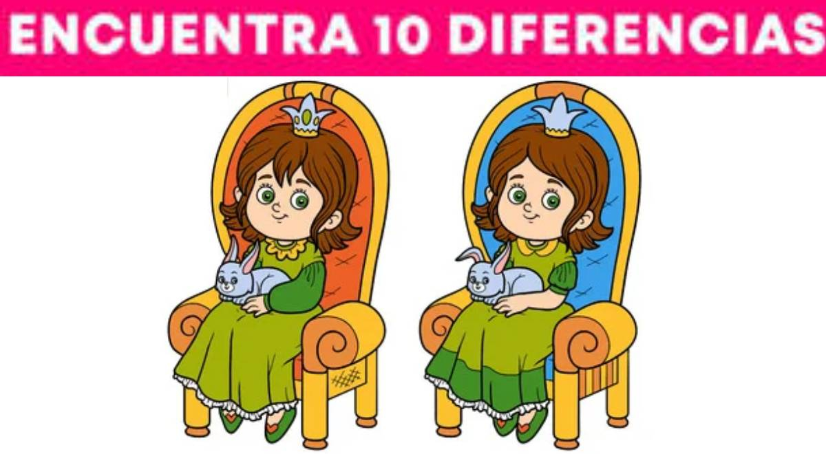 Supera el desafío en 7 segundos: ¿Ves las 10 desigualdades en la reina?