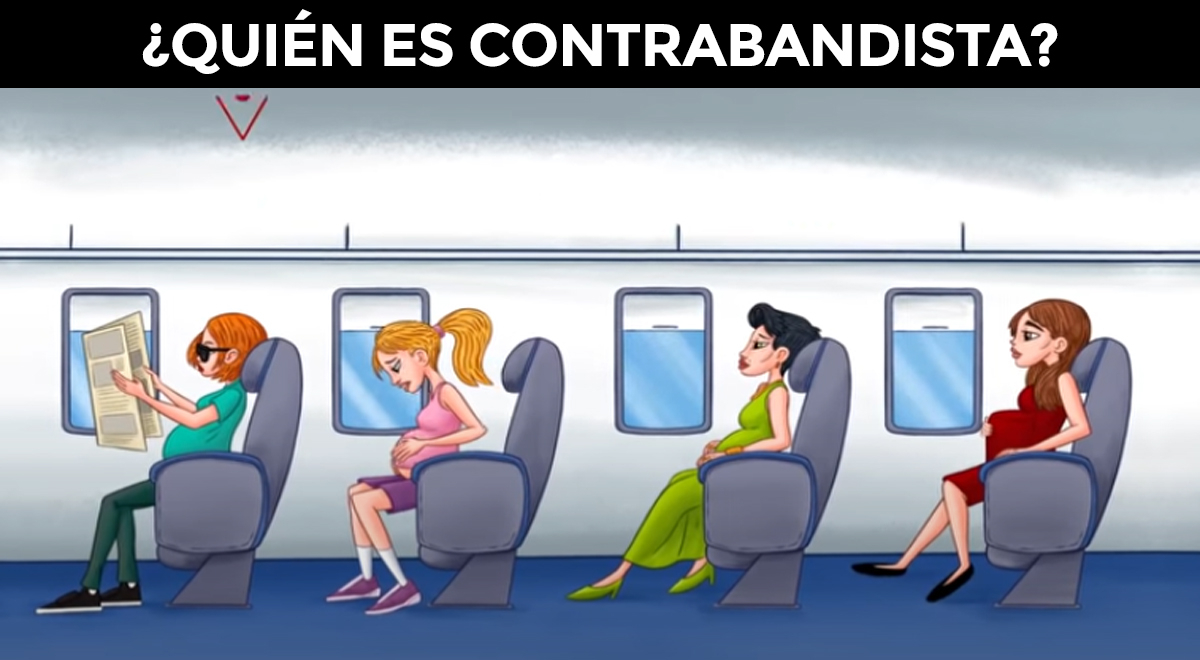 ¿Qué mujer es contrabandista? El 99% de personas NO logró superar el acertijo visual