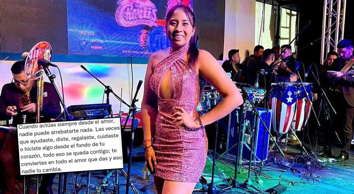 Azucena Calvay se pronunció tras quedar 'abandonada' por Los rebeldes de la cumbia