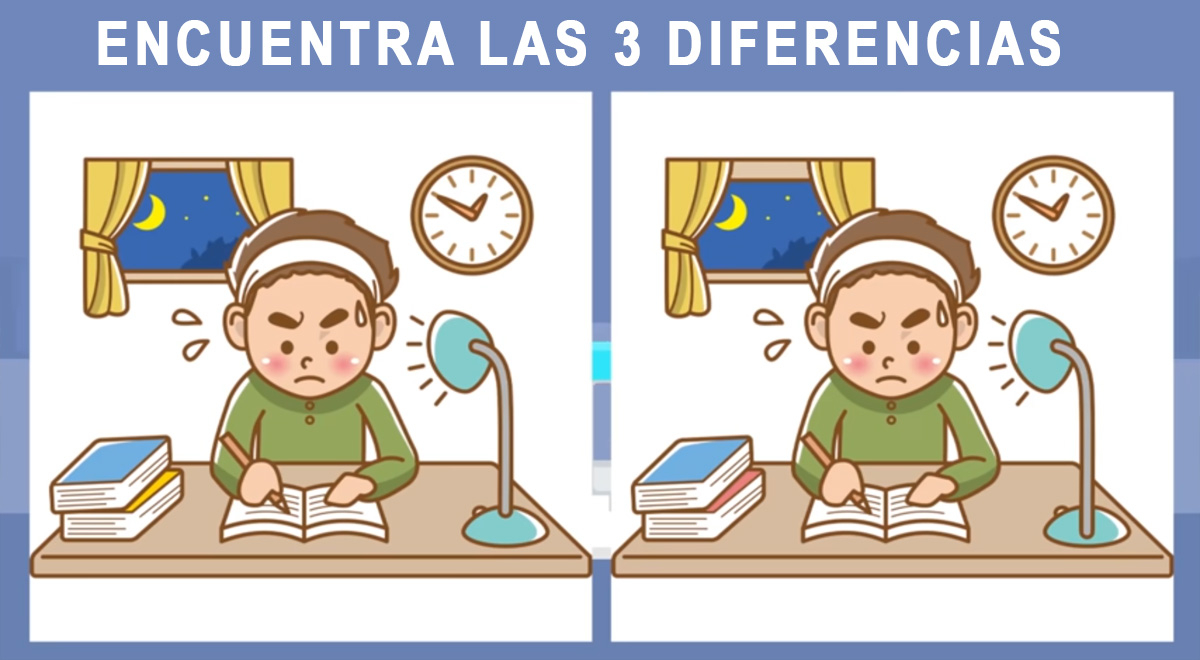 Desafío visual apto solo para GENIOS: encuentra las 3 diferencias en 4 segundos