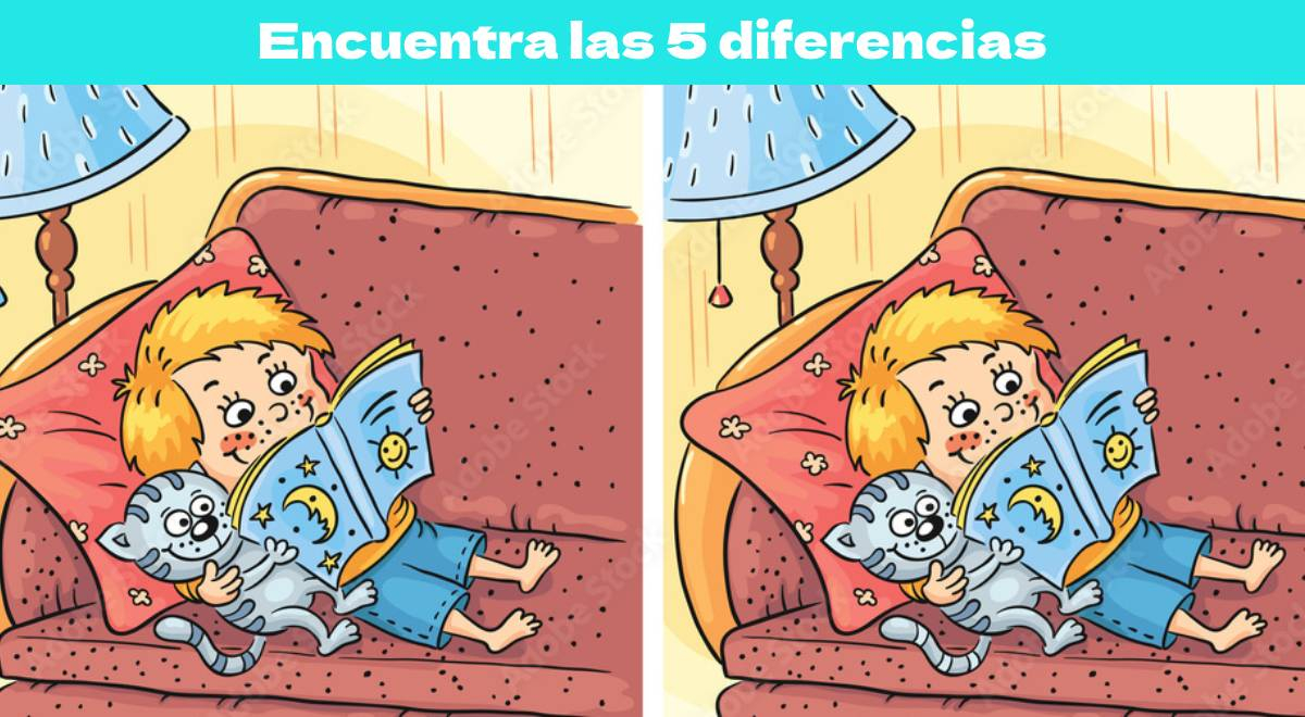 Si eres un verdadero GENIO serás capaz de hallar las 5 diferencias que esconde el enigma