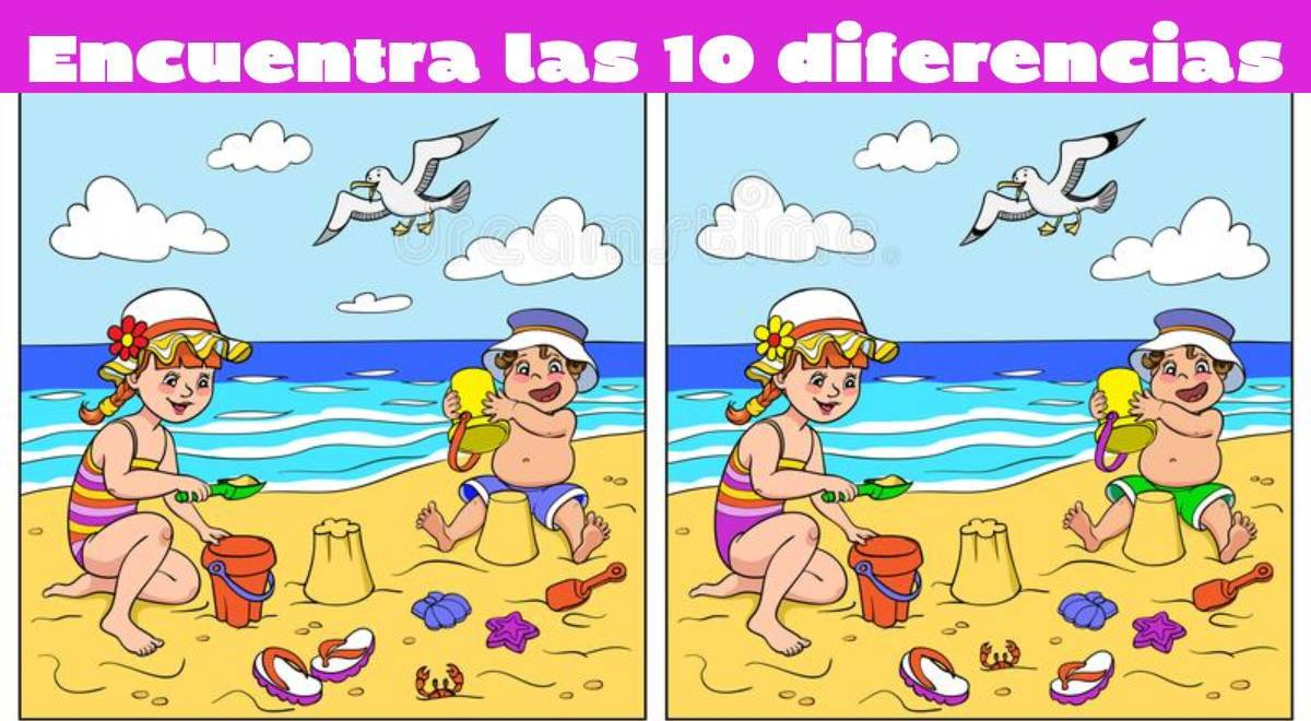 Solo tienes 7 segundos para triunfar: identifica las 10 desigualdades en la playa