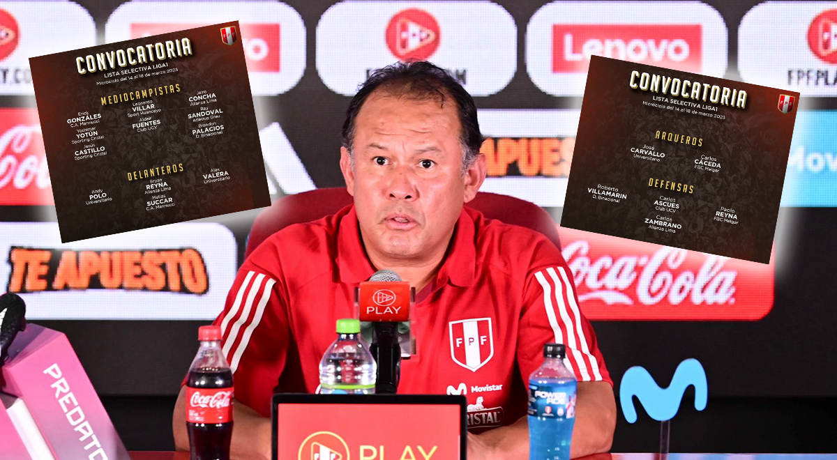 Selección Peruana: Juan Reynoso presentó lista selectiva en conferencia de prensa