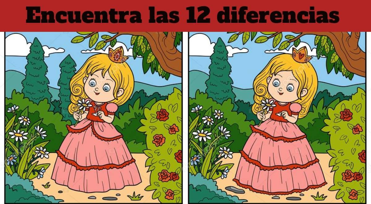 Tienes 8 segundos para llevarte la victoria: halla los 12 detalles que distinguen a la princesa