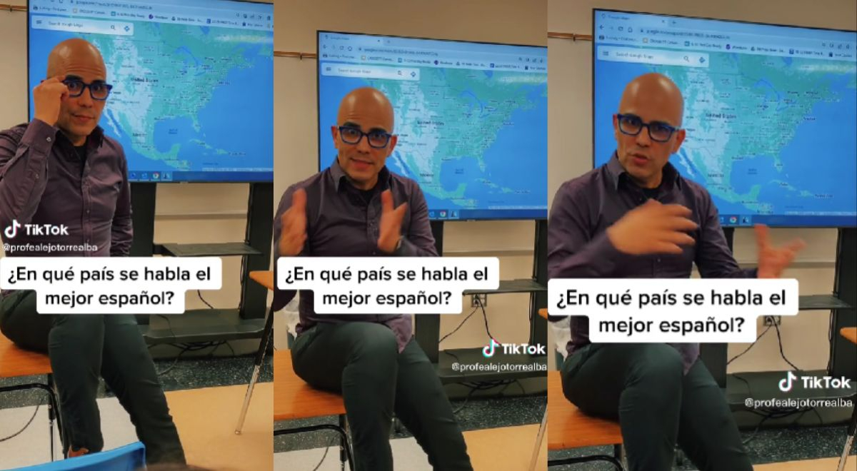 Profesor revela en qué país se habla mejor el español y su respuesta es viral 