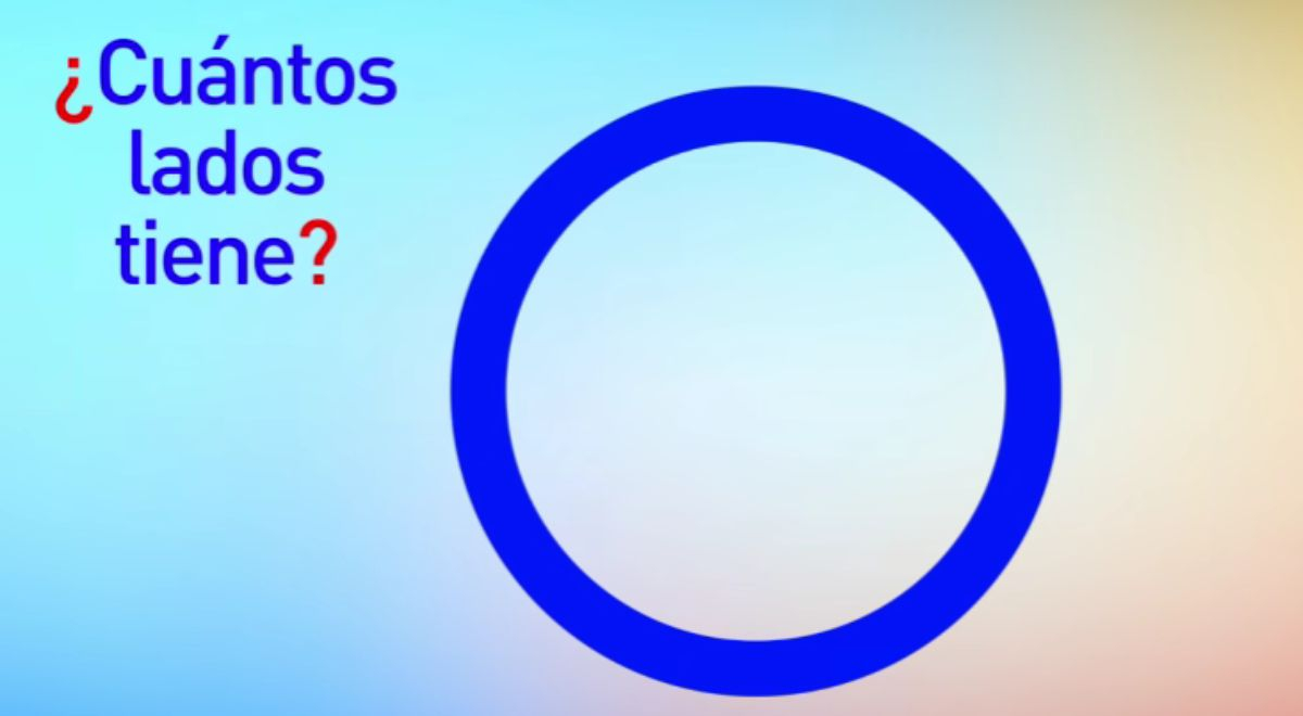¿Cuántos lados tiene este círculo? Un 99% falló en resolver el acertijo