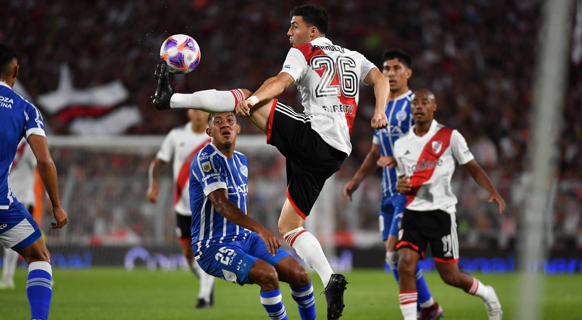 Result River Plate vs. Godoy Cruz for Matchday 7 of the Professional League.