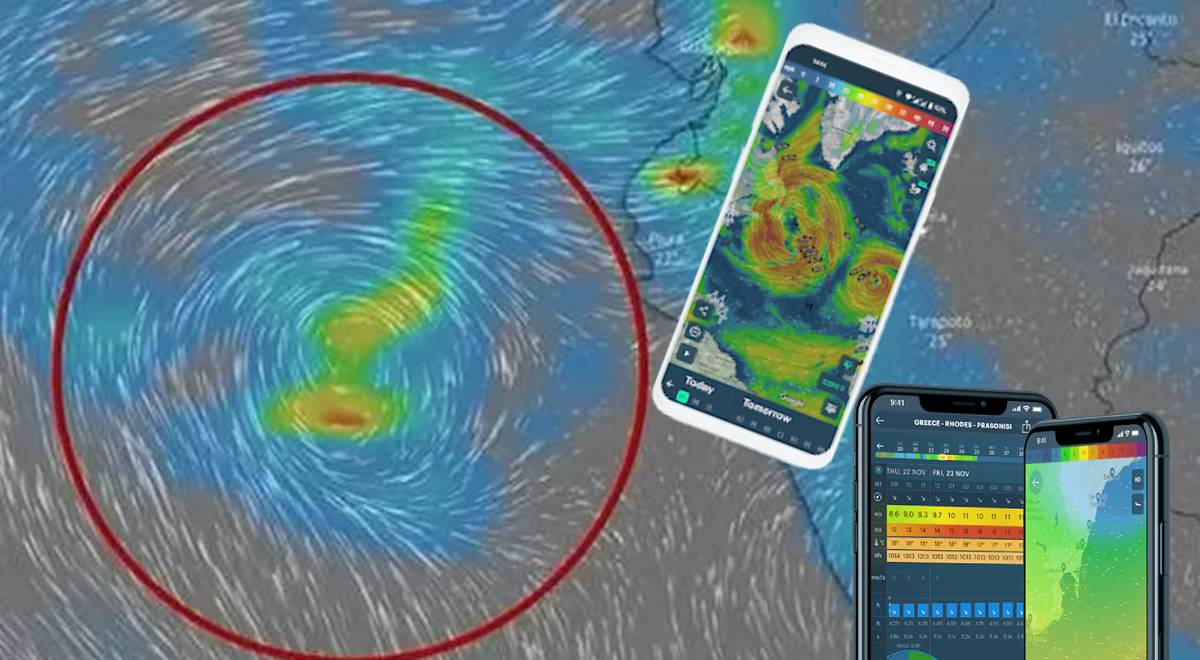 5 apps gratuitas para seguir la temporada de tormentas y huracanes: Ventusky, Windy y más
