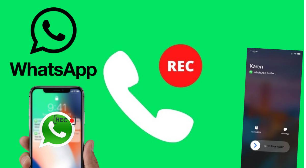 ¿Cómo grabar una llamada de voz de WhatsApp desde iOS?