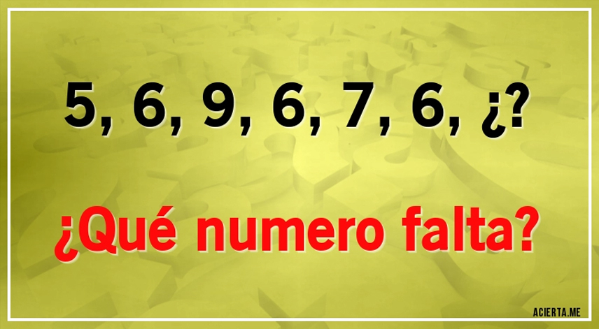 ¿Qué número falta? Solo las personas INTELIGENTES superan este acertijo EXTREMO