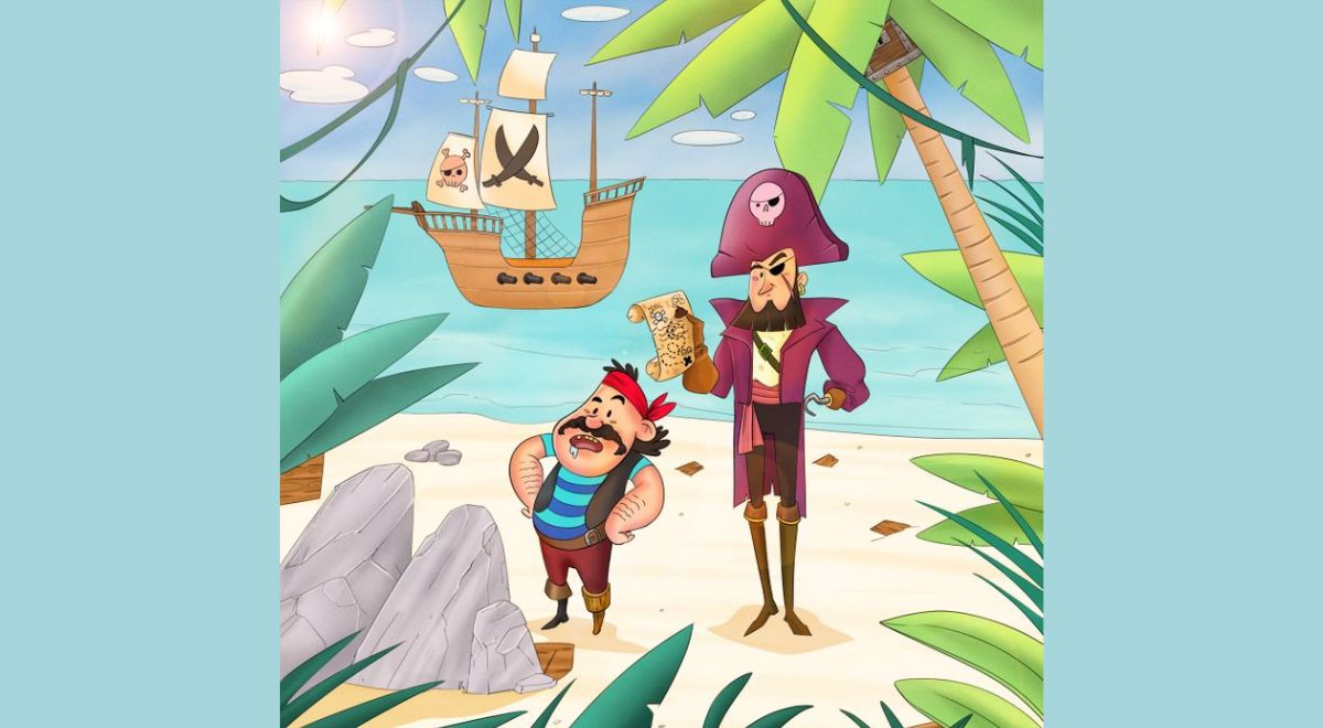 ¿Dónde se encuentra el tesoro del pirata? Resuelve este reto en 5 segundos