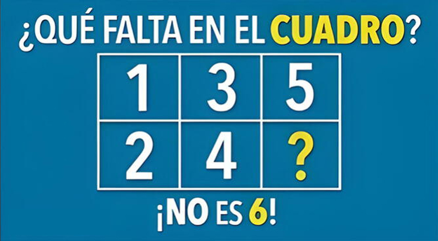 ¿Qué falta en el cuadrado? Si eres un GENIO superarás el acertijo en 5 segundos