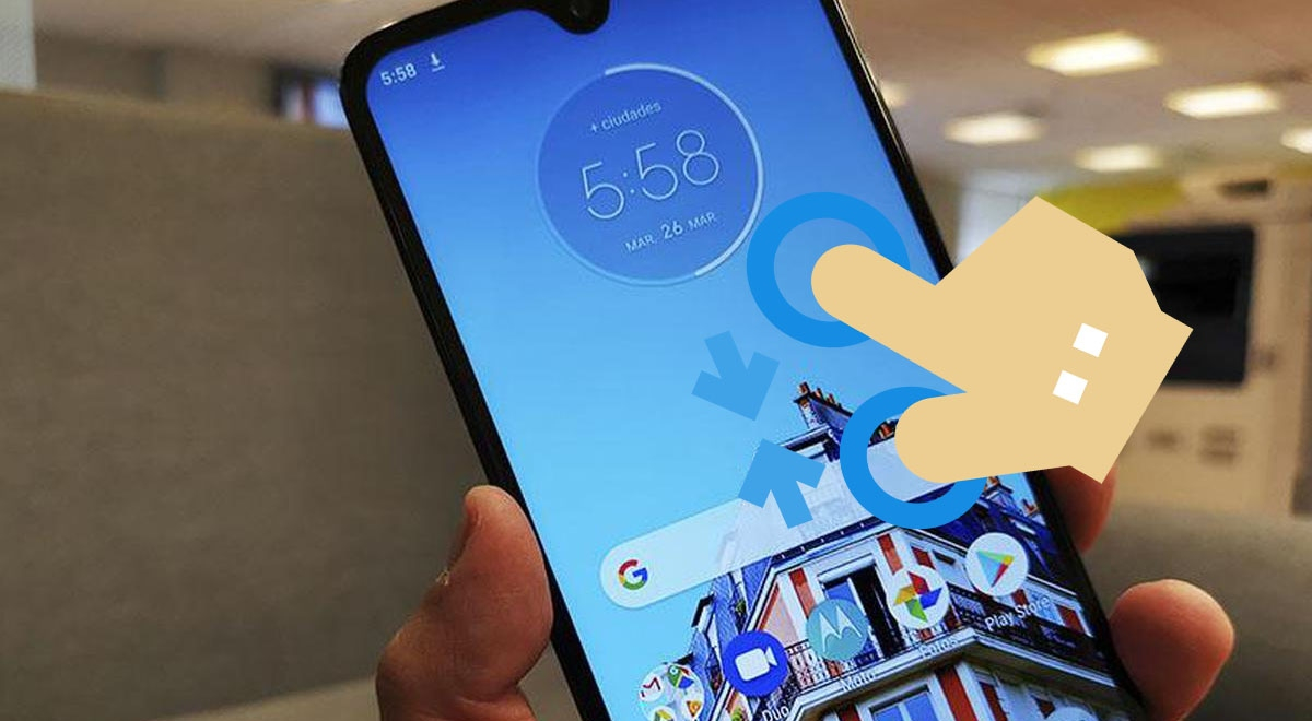 ¿Qué pasa si pellizco la pantalla de mi celular durante 3 segundos?