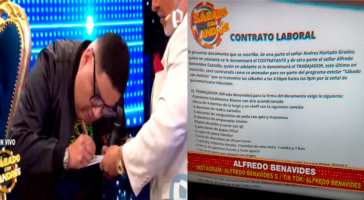 Alfredo Benavides firmó 'contrato' por 50 mil dólares con Andrés Hurtado: 