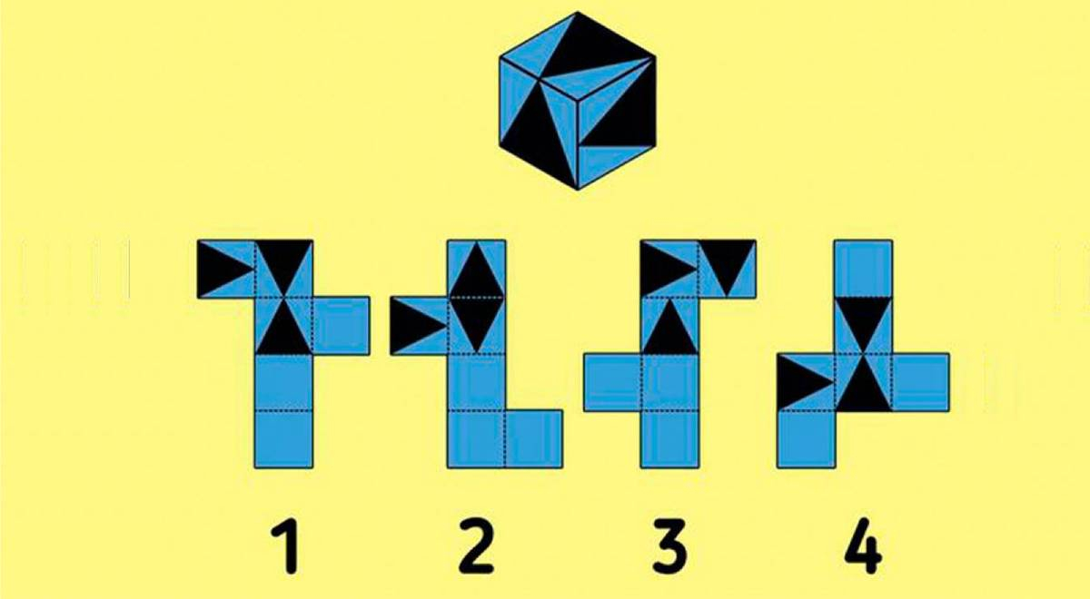 ¿Cuál es la secuencia correcta del cubo? Resuelve el enigma en solo 10 segundos