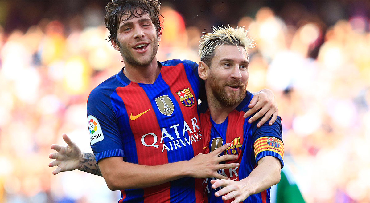 Sergi Roberto quiere a Messi de vuelta en Barcelona: 