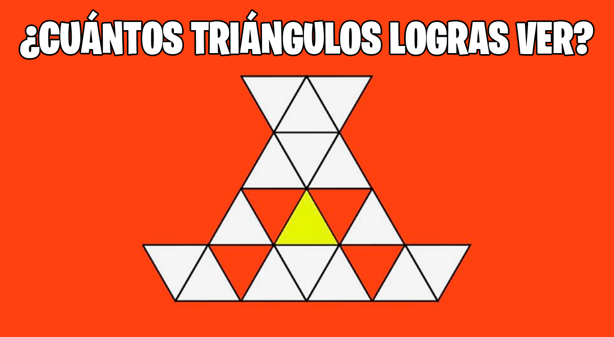 ¿Lograrás superar este acertijo matemático? Solo los más inteligentes ven todos los triángulos ocultos
