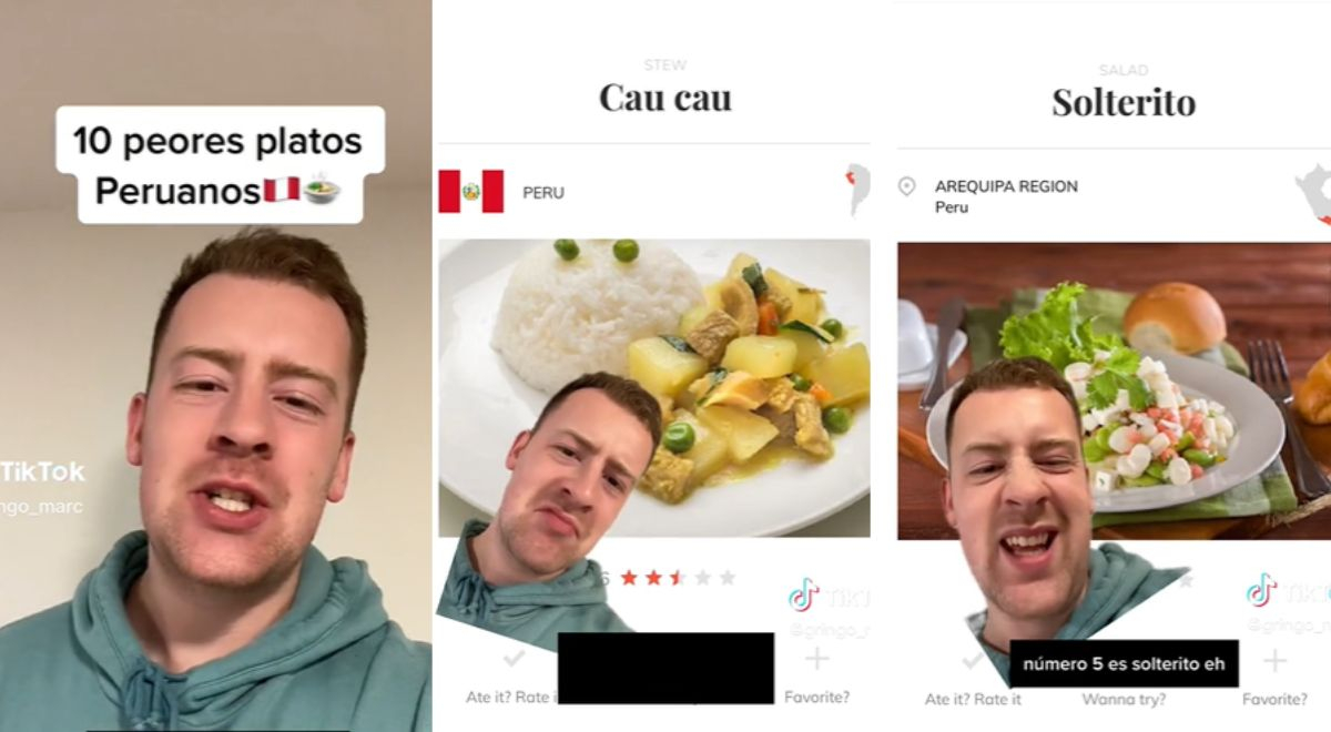 Extranjero nombra los 'peores platos del Perú' y usuarios estallan en TikTok